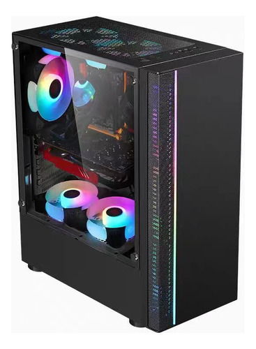 Case Gamer Atx Wjcoolman Mod:bonito, Negro Jwk