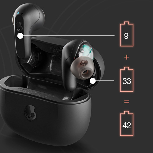 Auriculares In-ear Skullcandy Rail Inalámbricos 42 H Autonom