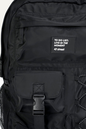Mochila Every De Nylon 47 Street Color Negro