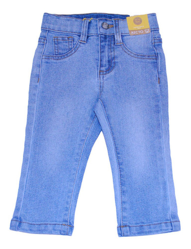 Jeans Bebe Niño Celeste Pillin