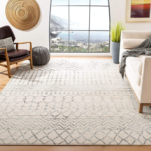 Safavieh Tulum Collection 10' X 13' Marfil/gris Tul270a Boho