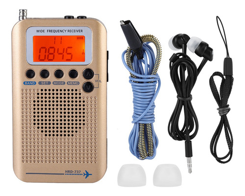 Grabadora De Radio, Receptor De Banda Completa Portátil Vhf