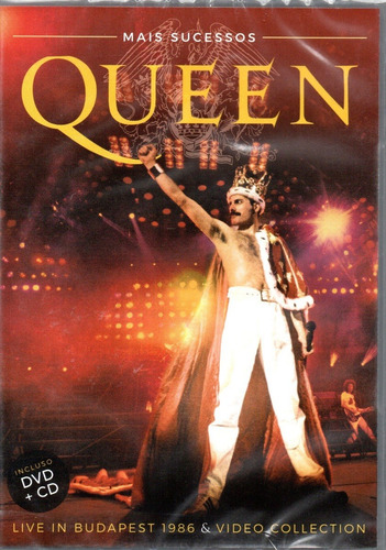 Dvd + Cd Queen - Live In Budapest 1986 & Video Collection
