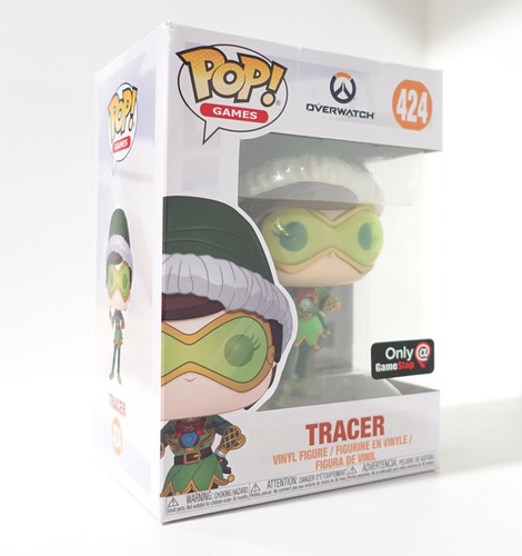 Funko Pop Overwatch - Tracer Navideña 424 Gamestop Exclusiv