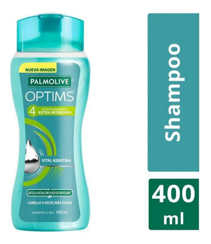 Shampoo Palmolive Optims Nivel 4 Acondicionamiento Extra 400