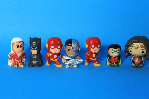 Lote 7 Miniatura Figuras Chibis Dc (Usado)