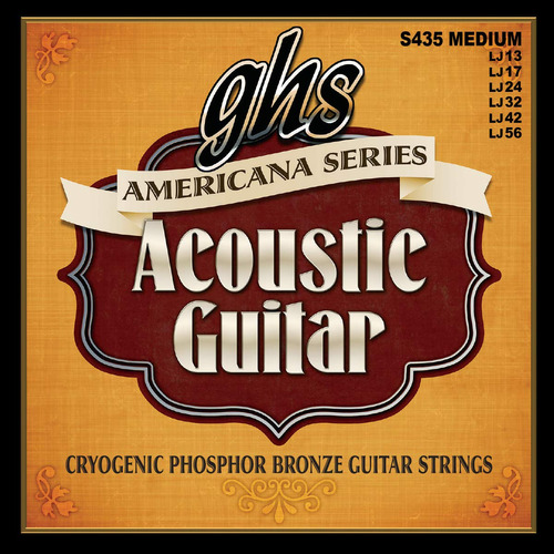 Ghs Americana Light Cuerda Guitarra Acustica 12  54