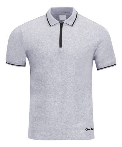 Playera Casual Cuello Con Cierre Hombre Roosevelt C370