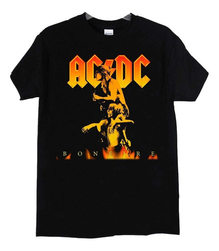 Polera Acdc Bonfire Ne Rock Clásico Progresivo Abominatron