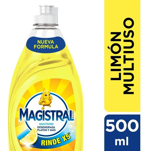 Detergente Magistral Multiuso Limón 500 Ml