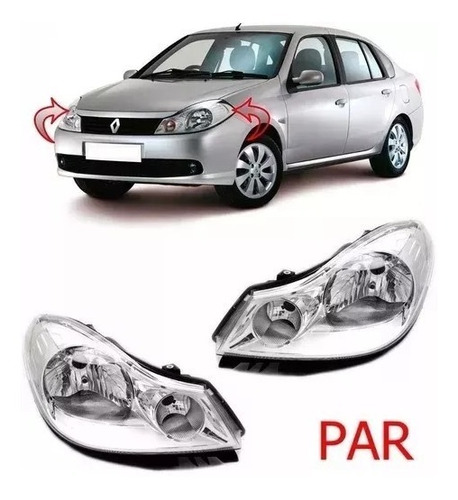 Juego Optica Renault Symbol 2009 2010 2011 2012 2013