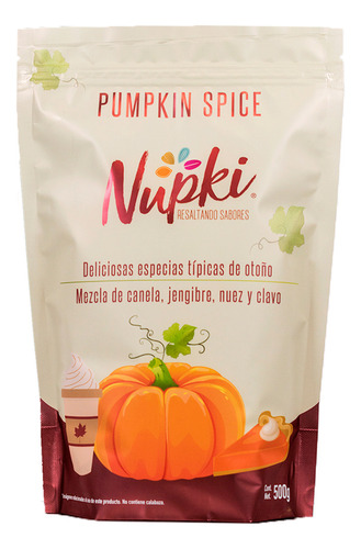 4 Pack Pumpkin Spice = 2 Kg · Mezcla Especias Otoño Vegano