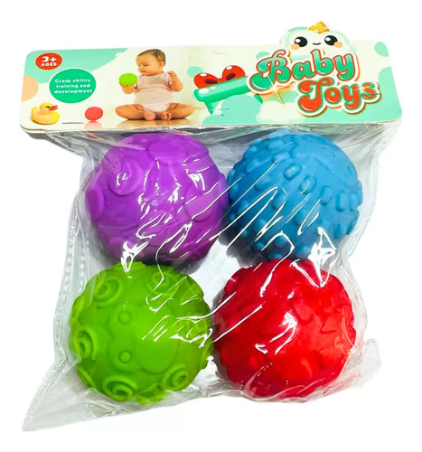 Pelotas De Goma/hule Juguetes Chillones Para Bebe 