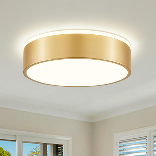 Lmpara Techo Led Oro Dimmable 5cct, 2700k-6000k, Minimalista