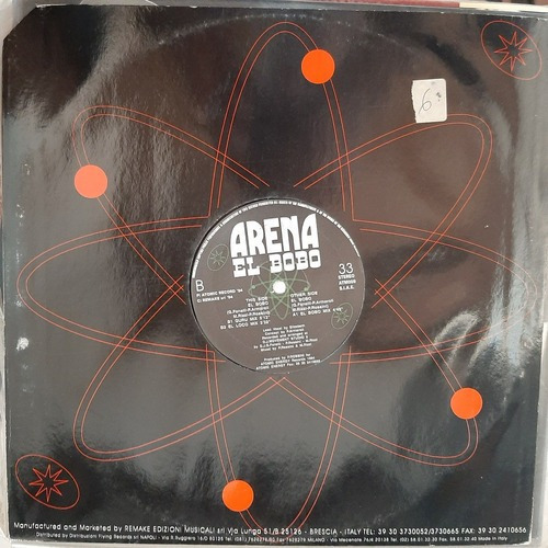 Vinilo Arena El Bobo Atomic Energy D2 Libros Del Mundo