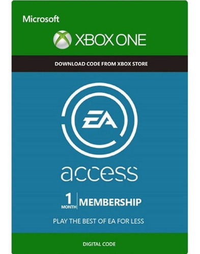 Ea Access 1 Mes Xbox One Original Entrega Inmediata