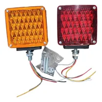 Comprar Semaforo Cuadrado 66led Rojo Ambar Para Camiones\u002Fgandolas