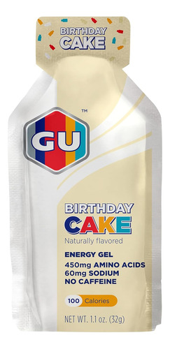 Gel Energetico Gu Energy Original Pastel Cumpleaños 24 Und