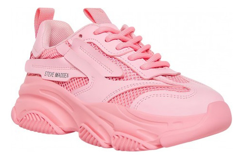 Tenis Steve Madden Jposse Ssion Pink  Niñas