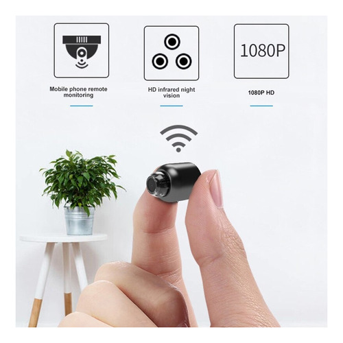 Mini Cámara De Vídeo Wifi Wifi Visión Nocturna Micro Ip Cam