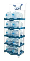 Comprar Rack Exhibidor De Plástico 10 Garrafones Punto De Venta H2o