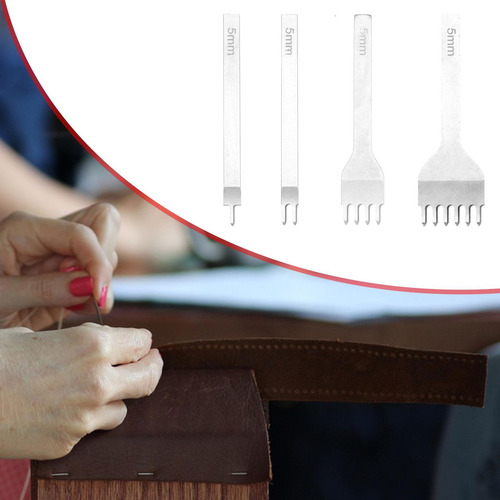4pcs Punching Punches Lacing Casting Projects Practical 5 Mm