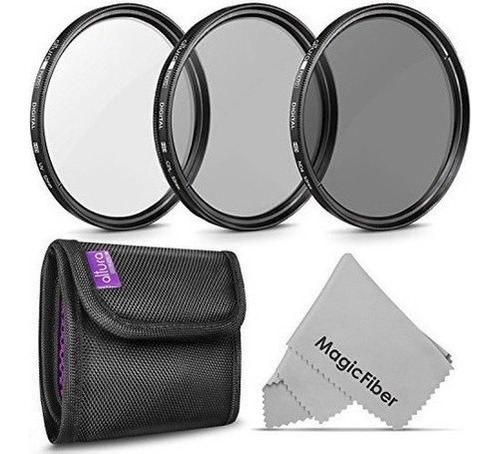 Kit De Filtros Fotograficos Profesionales De 52 Mm De Altura