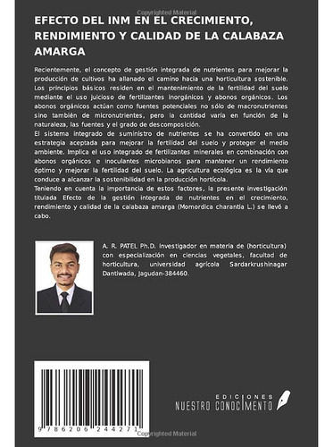 Libro Efecto Del Inm En El Crecimiento, Rendimiento Y Calid