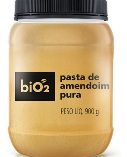 Bio2 Pasta De Amendoim Pura Vegana 900g Sem Conservantes 
