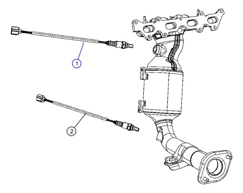 Sensor Oxigeno Emisión De Gases Lambda 500x Pop Fiat 17/18