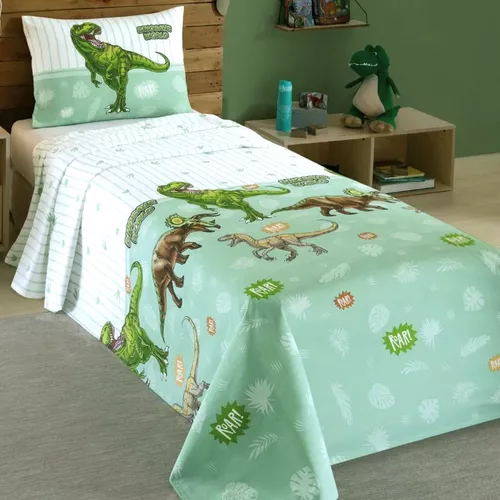 Jogo de Cama Infantil Dinossauros - Sonho Kids Decor