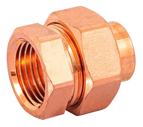 Tuerca Unión Cobre Rosca Externa 1/2' 49659 10 Pz