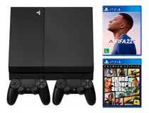 Comprar Console Ps4 Fat 500gb (2 Controles + 2 Jogos) - (usado) - (nota Fiscal E Garantia)