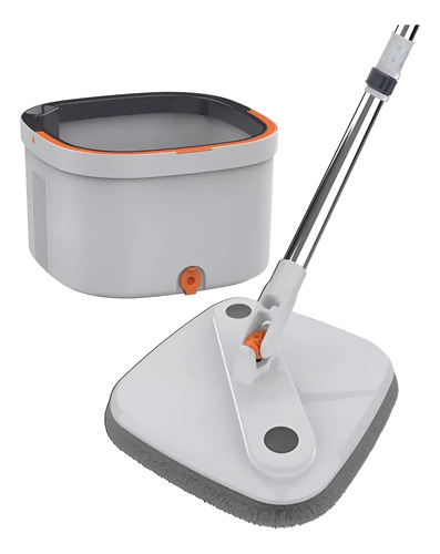 Trapeador Mopa 360 Con Balde Giratorio Centrifugo Microfibra