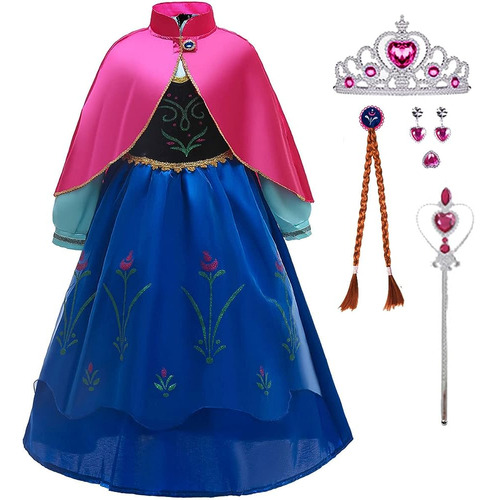 Disfraz De Princesa Luzlen Para Niñas Pequeñas Fiesta De Ves