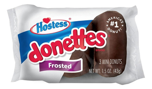 Hostess Donettes Mini Donas 2 Sabores (32paquetes)