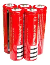 Comprar Pack 5 Baterias Recargables Modelo 18650 Para Linterna Led