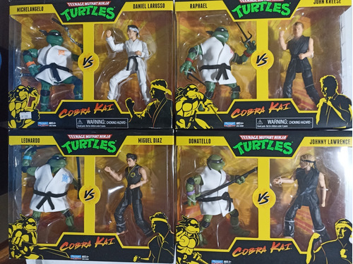 Tortugas Ninja Vs Cobra Kai (precio Por Los 4 Sets) 