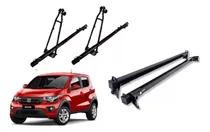 Comprar Barras Porta Equipaje Fiat Mobi Easy Auto + Bici Techo X2