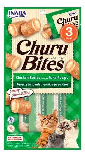 Churu Bites Pollo Con Atun Para Gatos