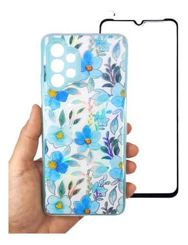 Funda Tornasol+ Cristal 5d Para Samsung A32 4g