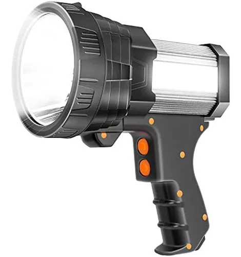 Linterna De Mano LED Recargable Superbrillante Lámpara De Antorcha Foco  Portátil