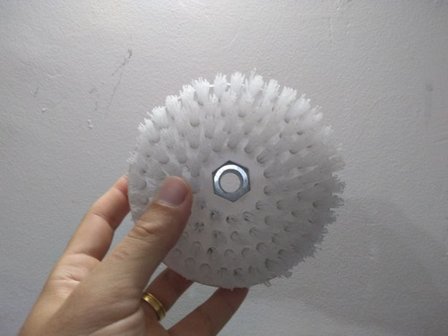 Imagem 5 de 6 de Escova Para Limpeza Agressiva 120mm Para Uso Em Politriz