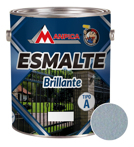 Esmalte Brillante Premiun Tipo A Aluminio1/4gl Manpica