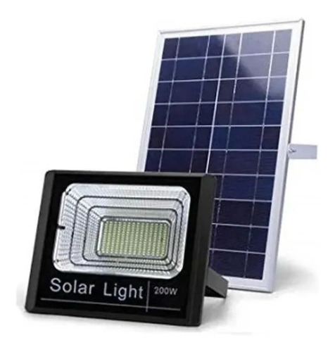 Reflector Solar De Gran Potencia 200watt, Control Remoto.!!