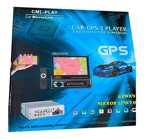 Radio Para Auto Con Pantalla Retractil 7 1 Din Bluetooth