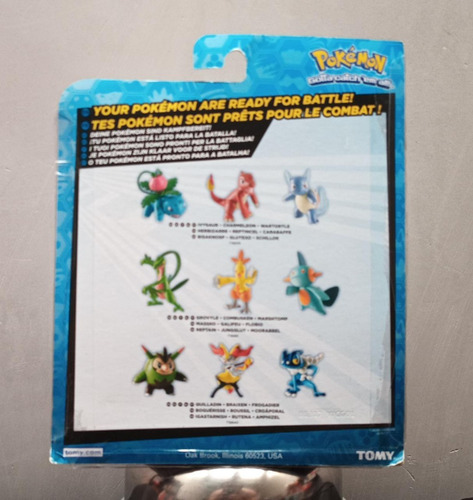Grovyle 7cm Con Combusken 7cm Con Marshtomp 7cm Pokemon Tomy