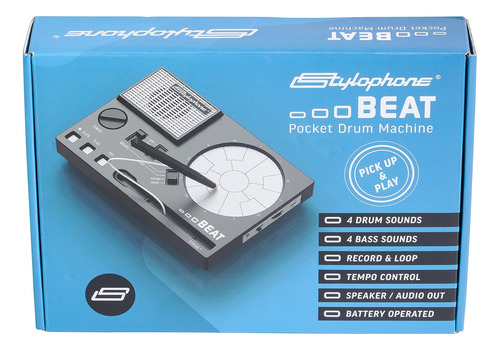 Drum Machine Stylophone Beat Compact Stylus Com 4 Kits De Ba