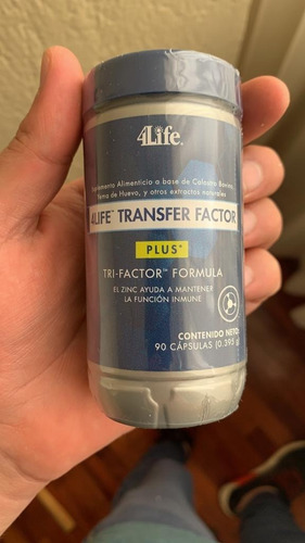Imagen 3 de 6 de Factor De Transferencia Plus+zinc 90caps Entrega Imnediata