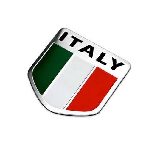 Imagem 1 de 1 de Bandeira Itália Escudo - Para Fiat Toro Mobi Argo Cronos